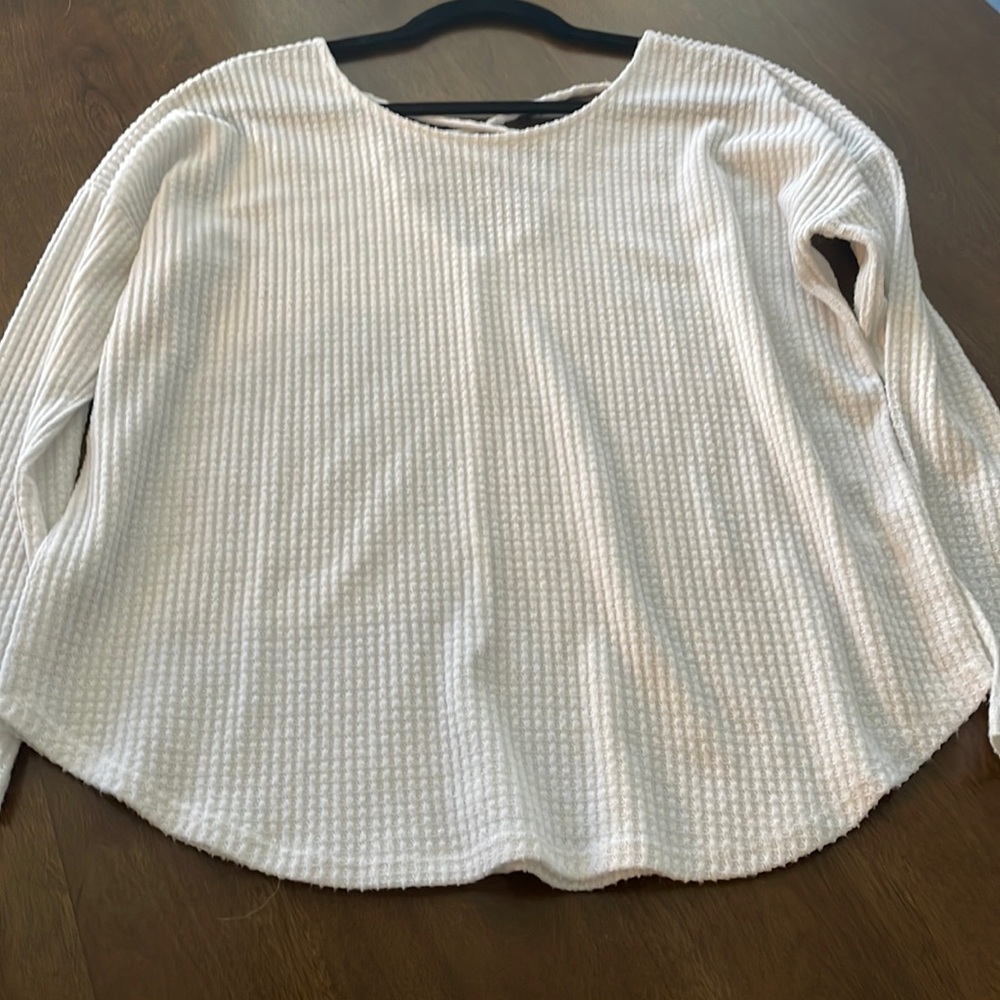 Charlotte Russe medium white sweater